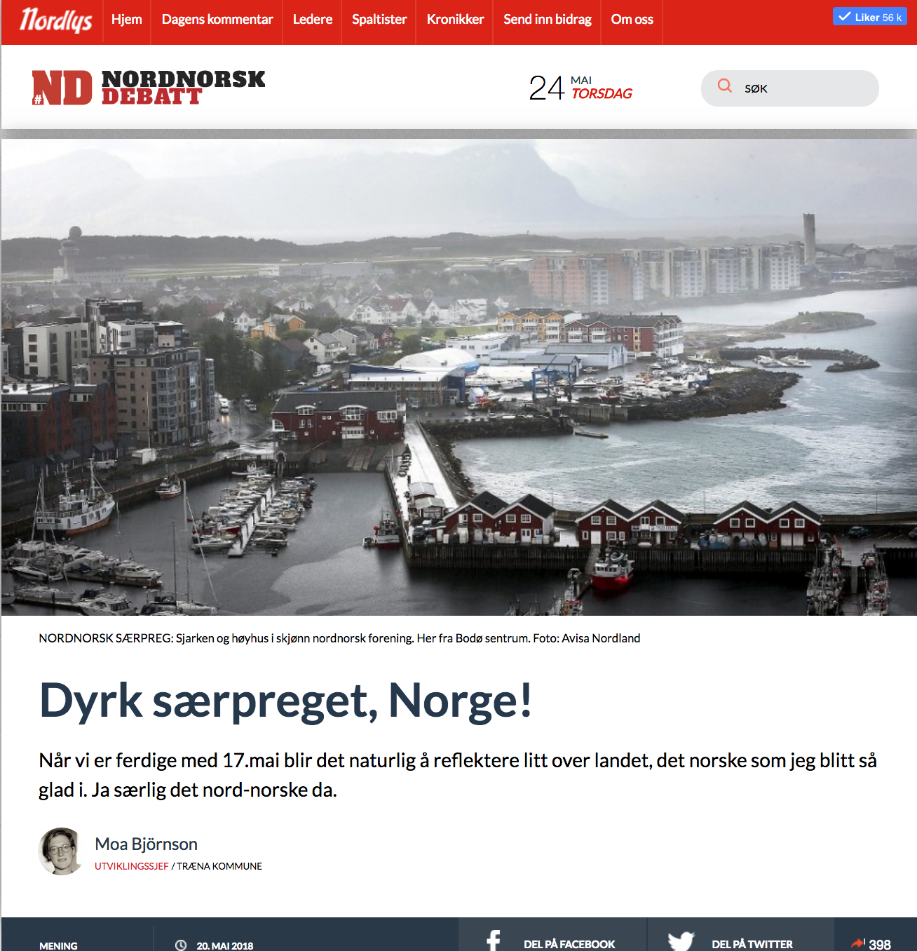 Dyrk Særpreget Norge! / Renodla säregenheten! - Urbanisten